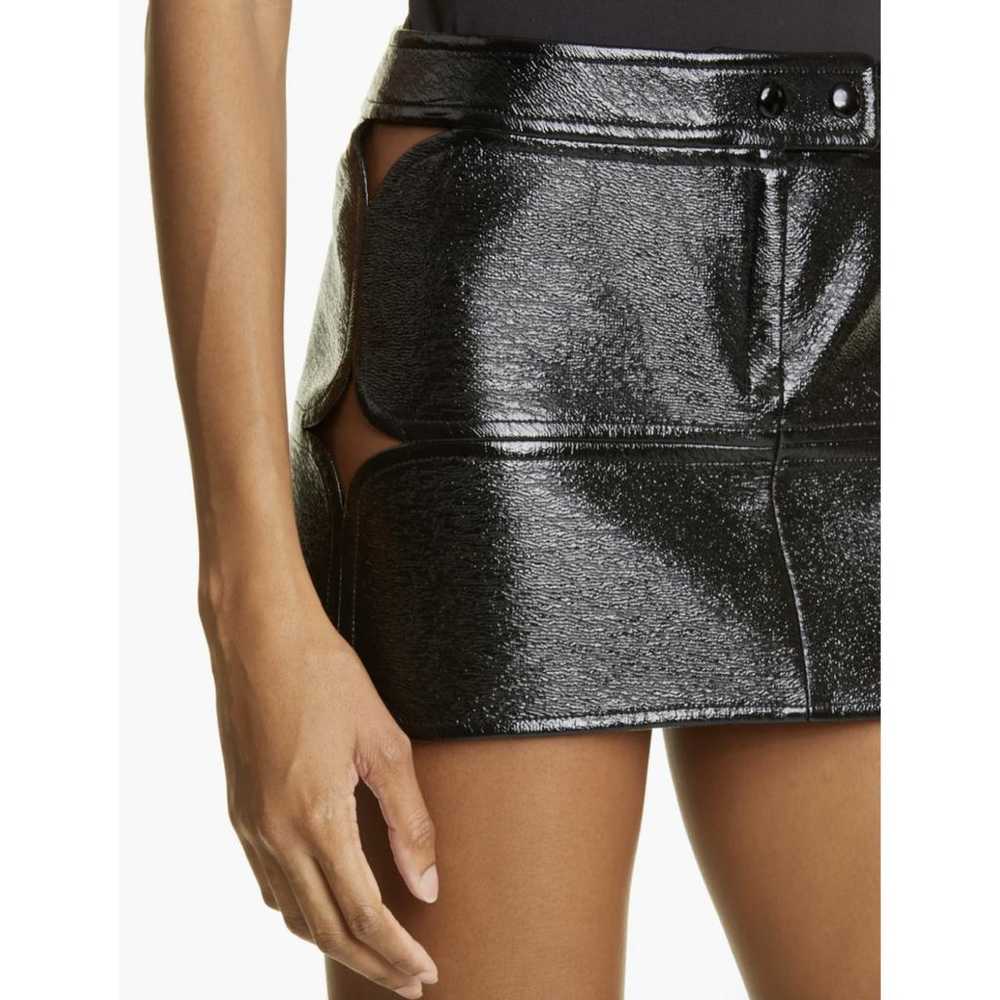 Courrèges Vinyl mini skirt - image 6