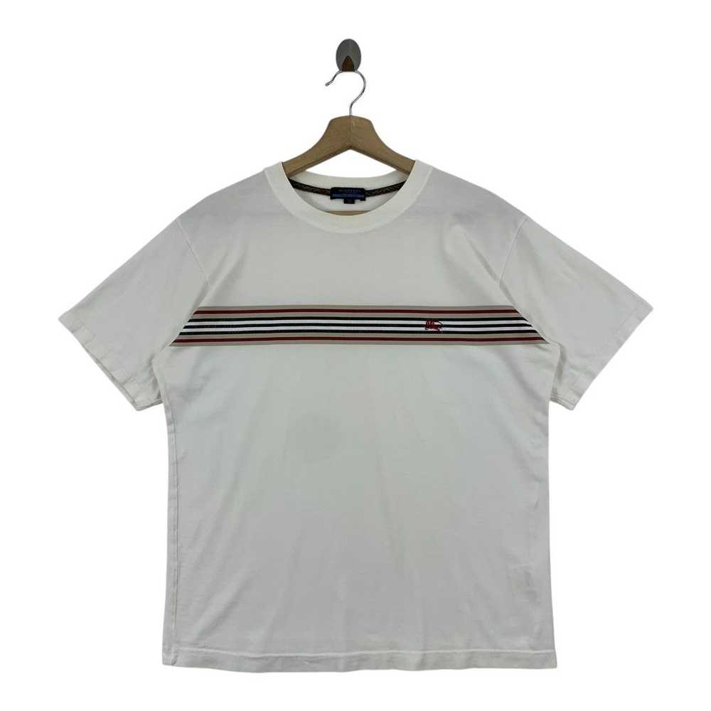 Burberry BURBERRY London blue label embroidery tee - image 1