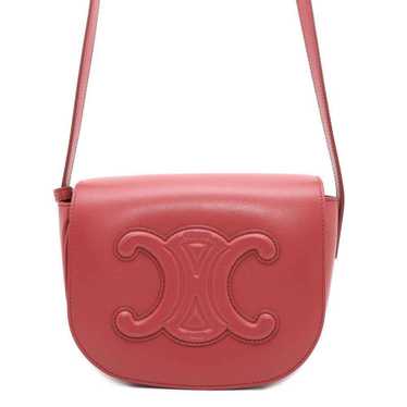 Celine Celine Shoulder Bag Triomphe Folco Cuir Ca… - image 1