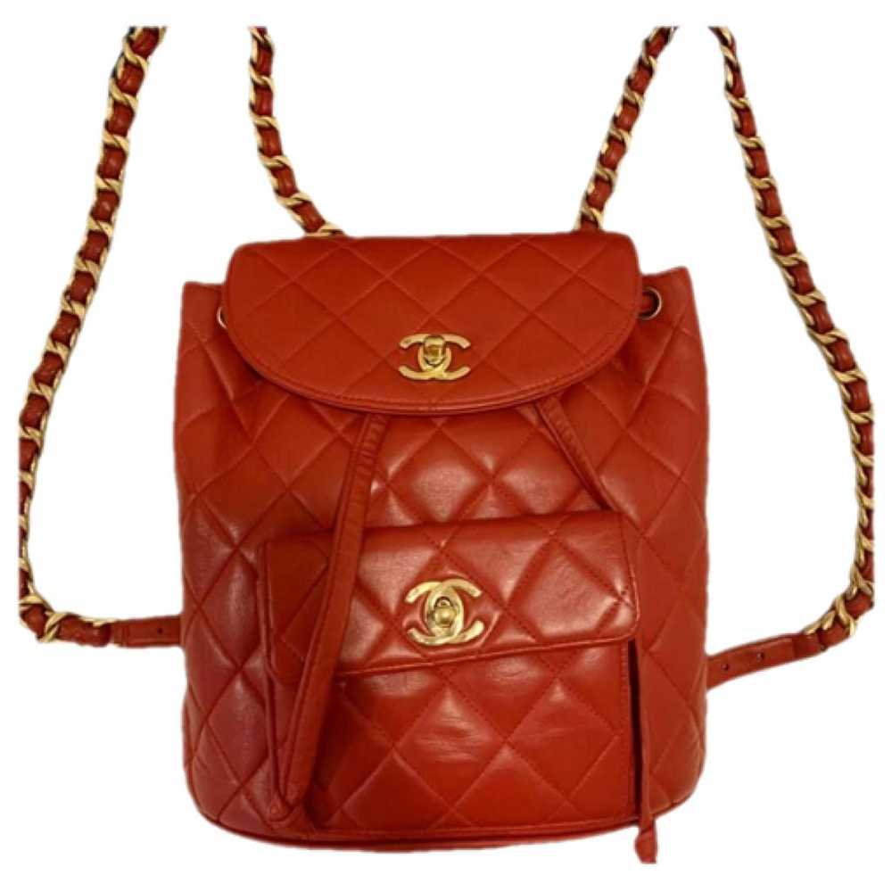 Chanel Duma leather backpack - image 1