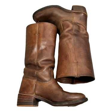 Frye Leather cowboy boots