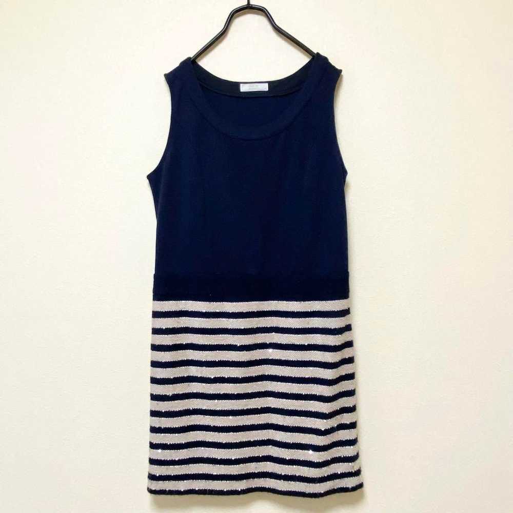 Enisys (Size 3) Sleeveless Striped Knit Color-Blo… - image 2