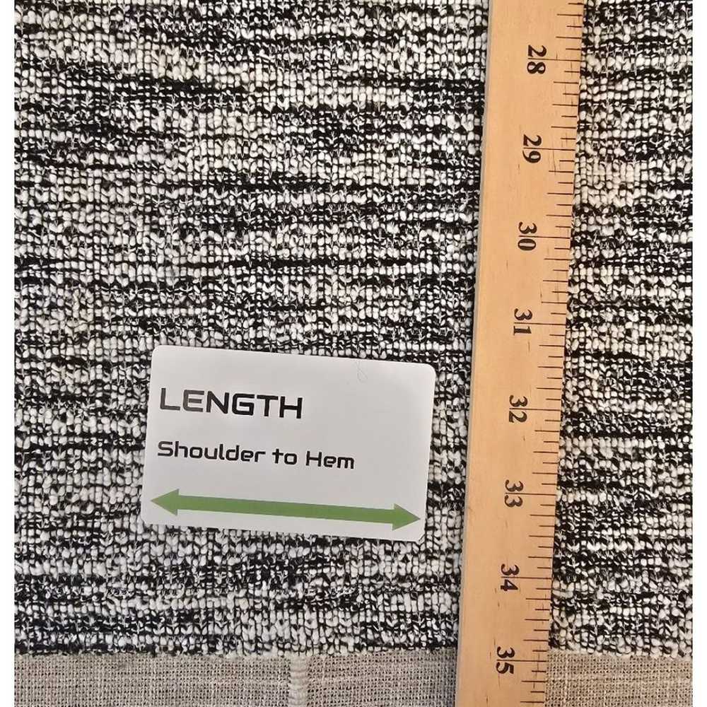 NWT Max Studio XL Cotton Blend Grey Heather Fring… - image 11