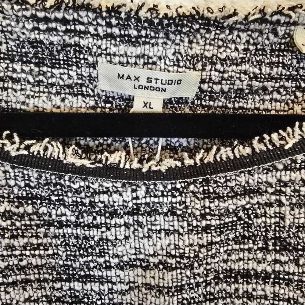 NWT Max Studio XL Cotton Blend Grey Heather Fring… - image 3