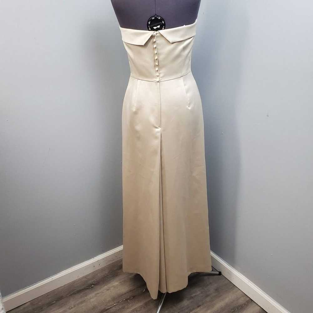 Ann Taylor Strapless Gown Women Size 4 Champagne … - image 2