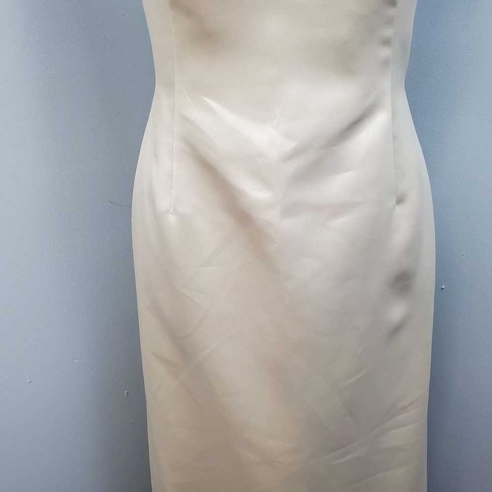 Ann Taylor Strapless Gown Women Size 4 Champagne … - image 4