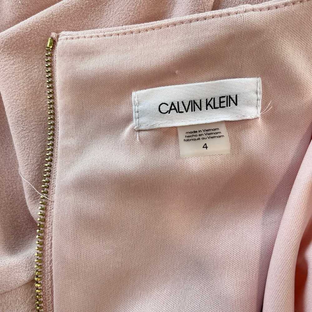 Calvin Klein Blush Pink Bell Sleeve Stretch Crepe… - image 10