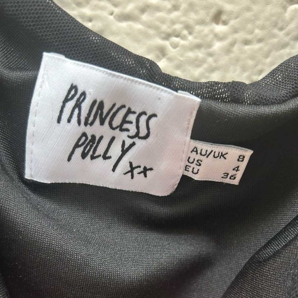 Princess Polly Black Charvi Mini Dress size 4 - image 7