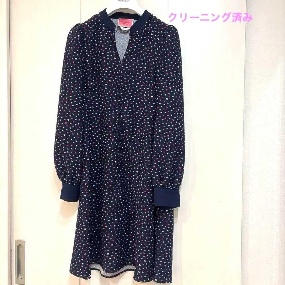 【Great Sale】Kate Spade Navy Dot Pattern Dress - image 1