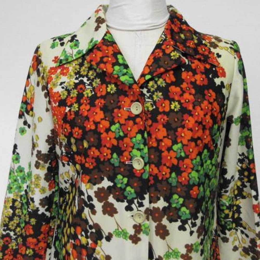 Vintage clothing♪ Retro floral mod dress from the… - image 2