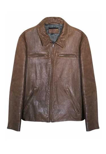 Prada Prada Leather Biker Jacket Moto