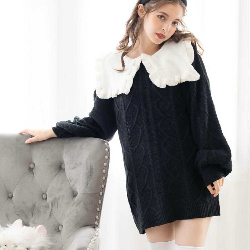 Dear my love rose knit dress - image 1