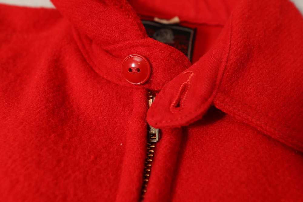 Johnson Woolen Mill Johnson Woolen Mills Red Wool… - image 12