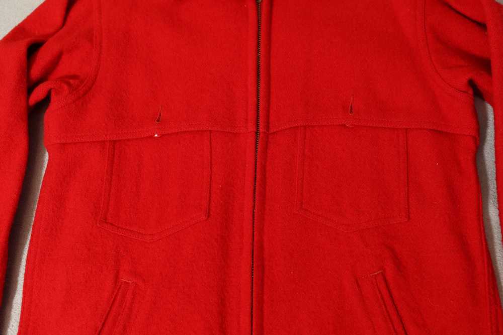 Johnson Woolen Mill Johnson Woolen Mills Red Wool… - image 4