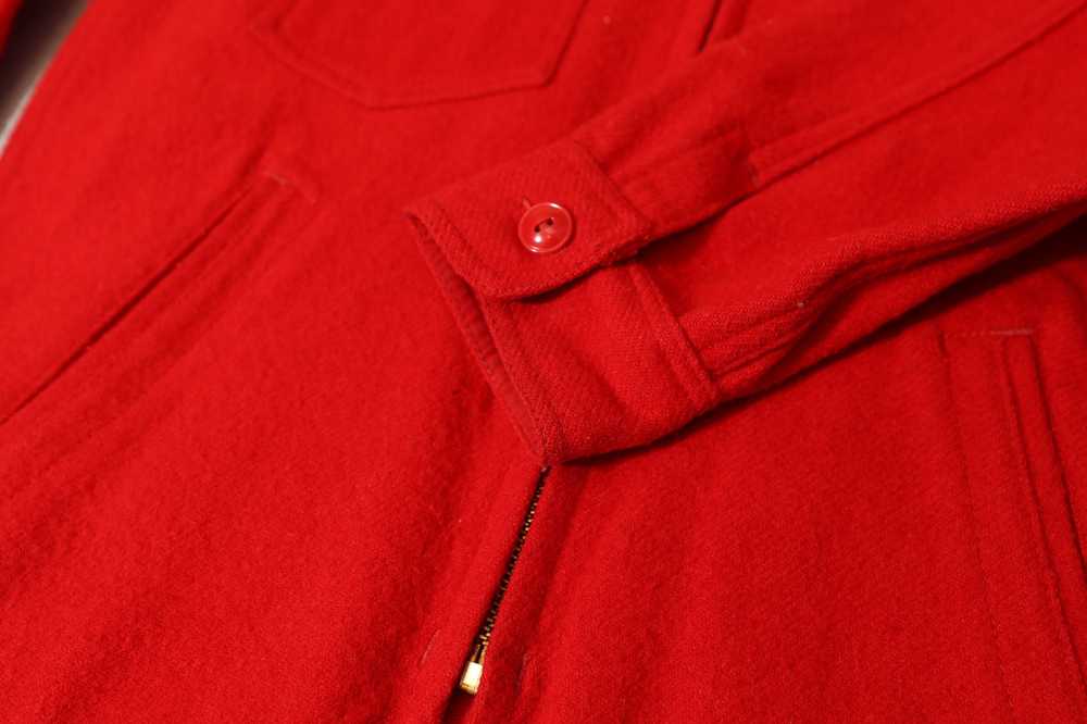 Johnson Woolen Mill Johnson Woolen Mills Red Wool… - image 6