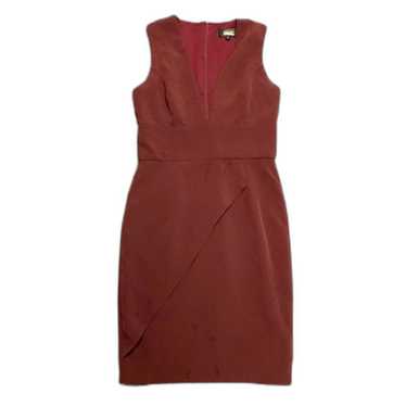 Alexia Admor Burgundy Sleeveless Low V-Neck Drape… - image 1