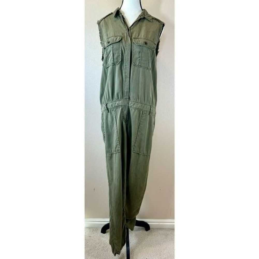 Etienne Marcel Army Green Sleeveless Jumpsuit Rom… - image 3