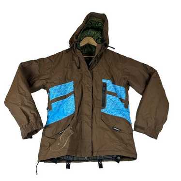 grenade☆jacket☆M diesel fishnet detail fur hooded bomber jacket S OLIVE