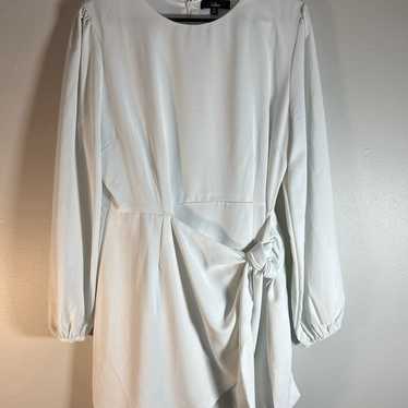 Lulus long-sleeve white dress extra large