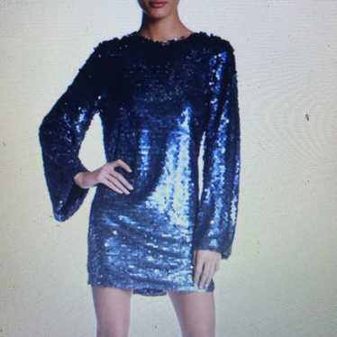 NWOT Keepsake the Label Blue Mountain Sequin Mini 