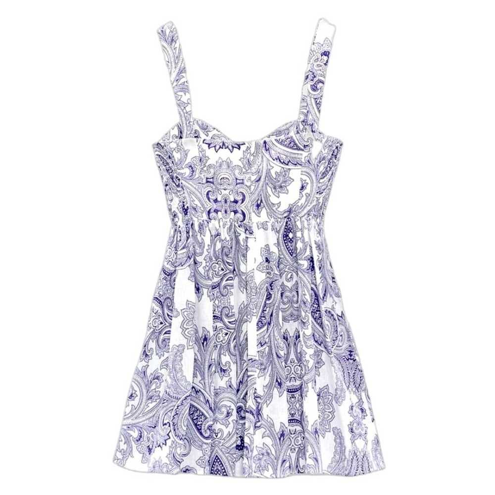 ZARA DRESS PRINTED LAVENDAR PURPLE MEDIUM SUMMER … - image 3