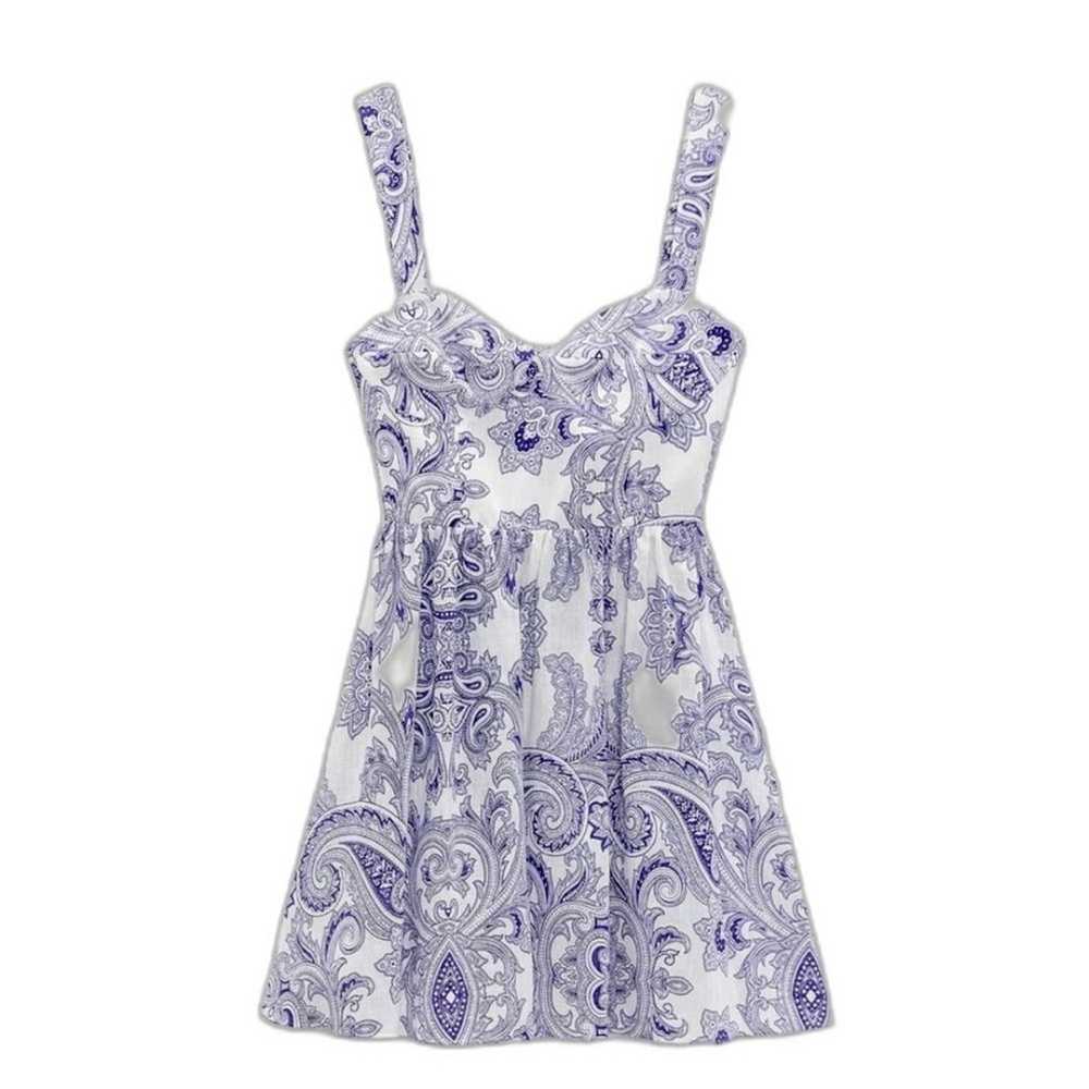 ZARA DRESS PRINTED LAVENDAR PURPLE MEDIUM SUMMER … - image 4