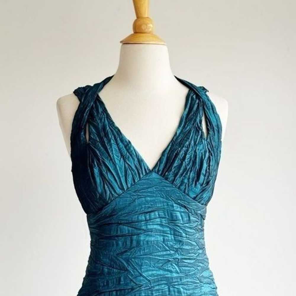 NIKI BY NIKI LIVAS | Crinkled Iridescent Turquois… - image 3