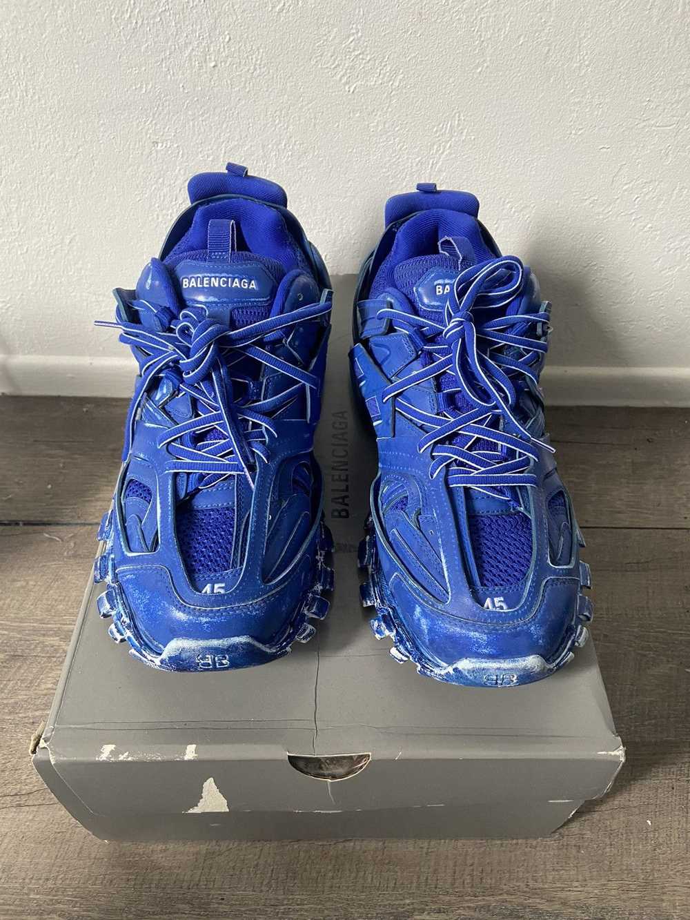 Balenciaga Balenciaga track runner “faded blue” - image 2