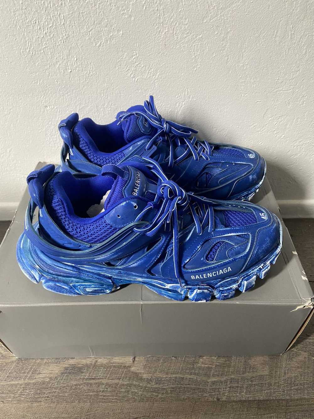 Balenciaga Balenciaga track runner “faded blue” - image 3