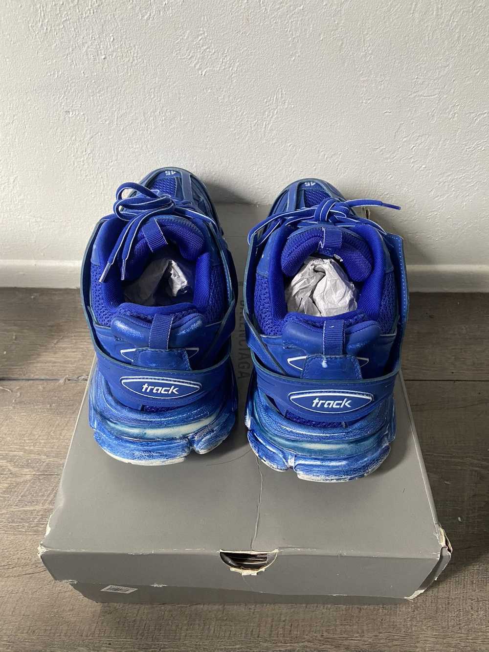 Balenciaga Balenciaga track runner “faded blue” - image 4