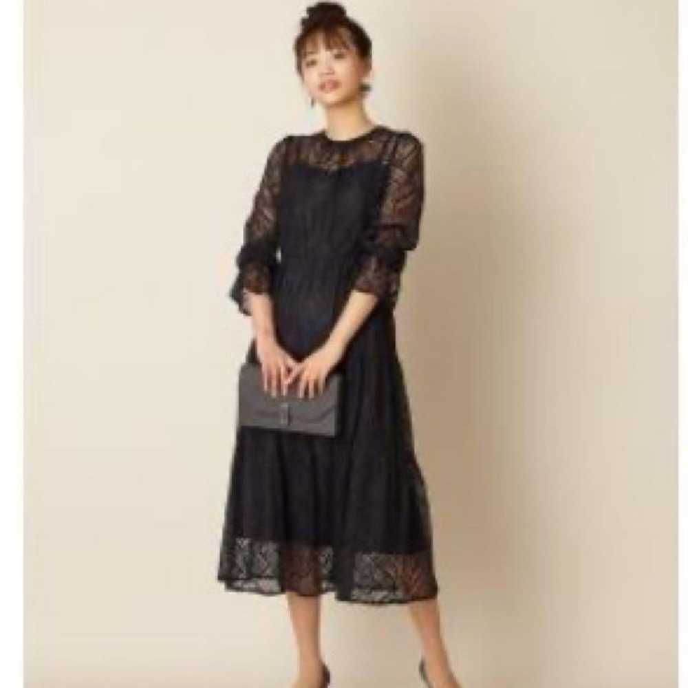 Emensei - All Lace Long Sleeve Dress - image 1