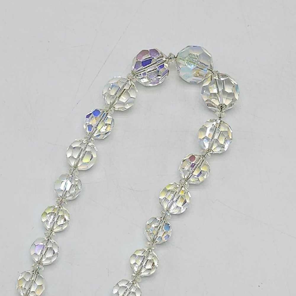 Vintage Clear Aurora Borealis Crystal Jewelry Set… - image 7