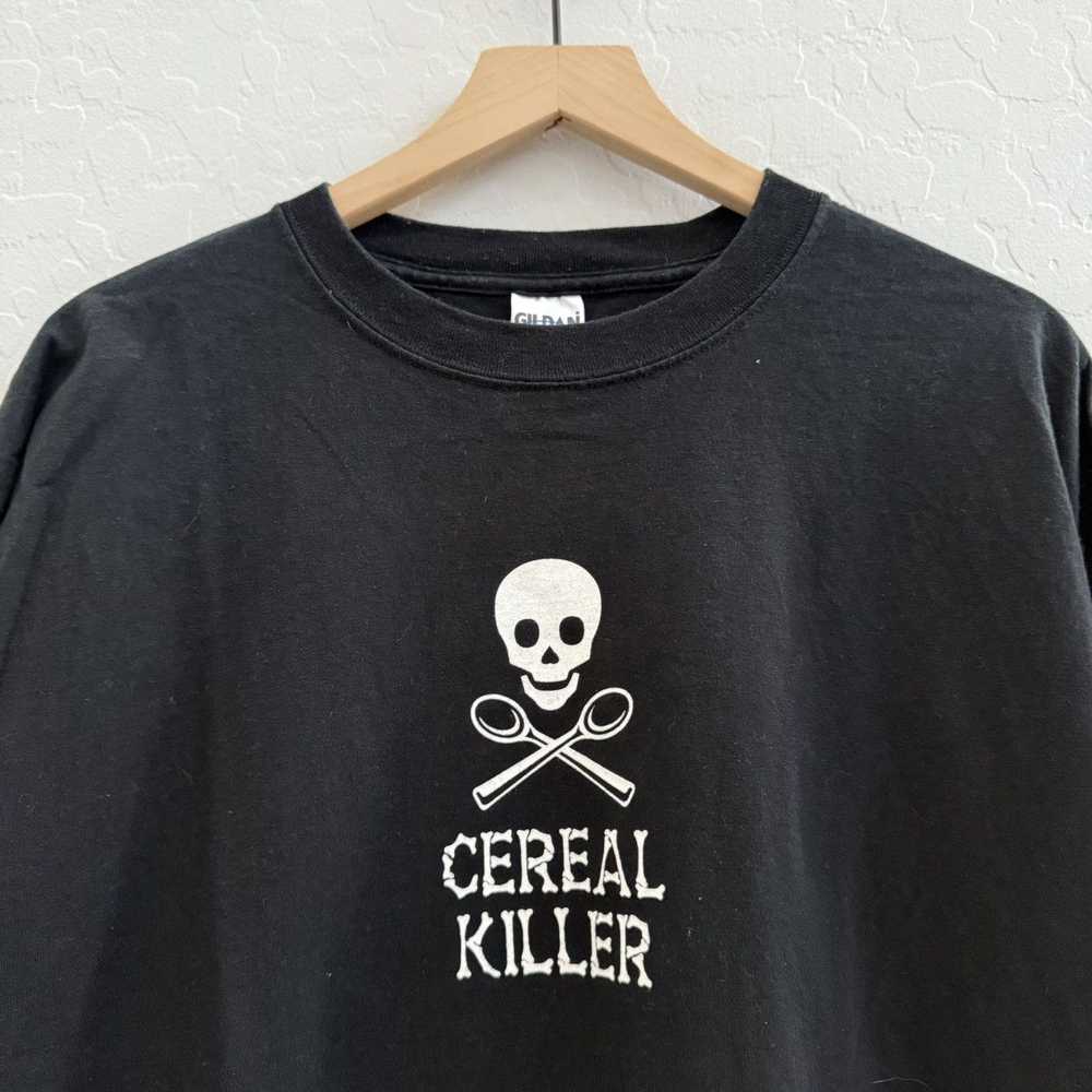 Gildan × Vintage Vintage Cereal Killer Parody Shi… - image 3