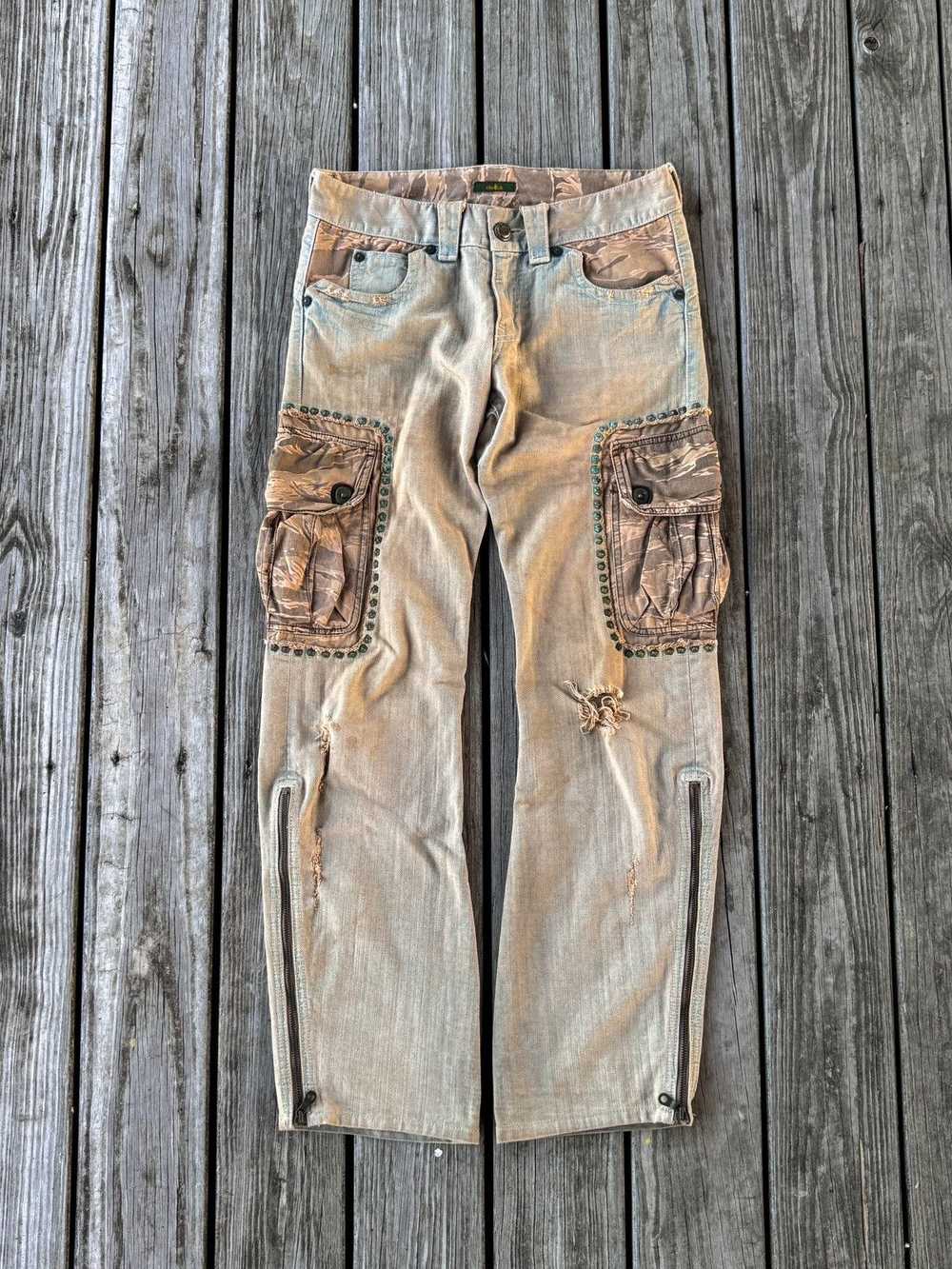 Japanese Brand Obelisk Flared Denim - image 1