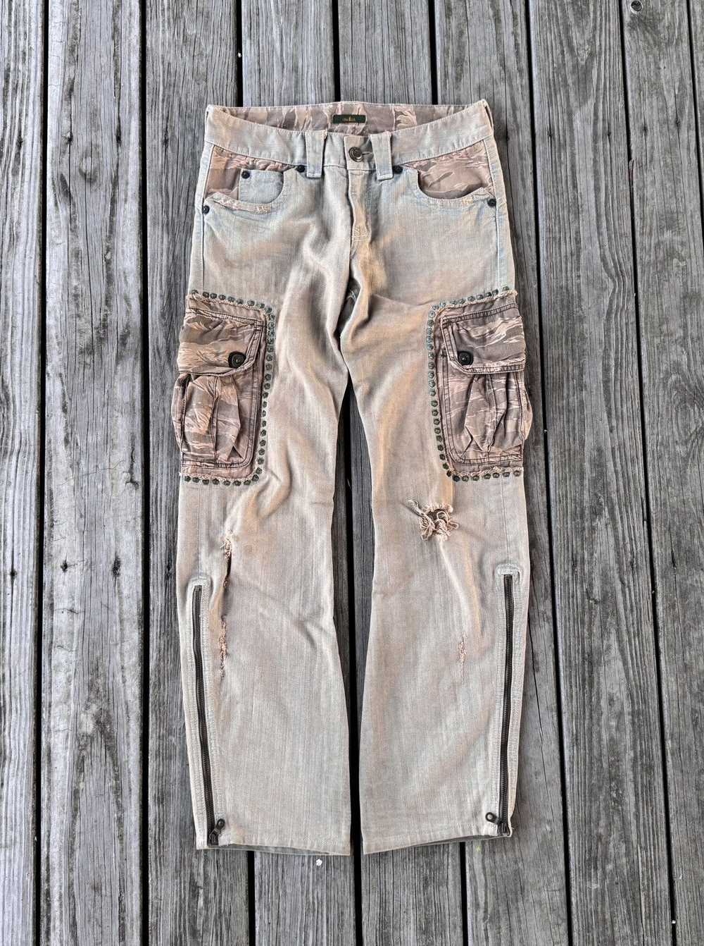 Japanese Brand Obelisk Flared Denim - image 2