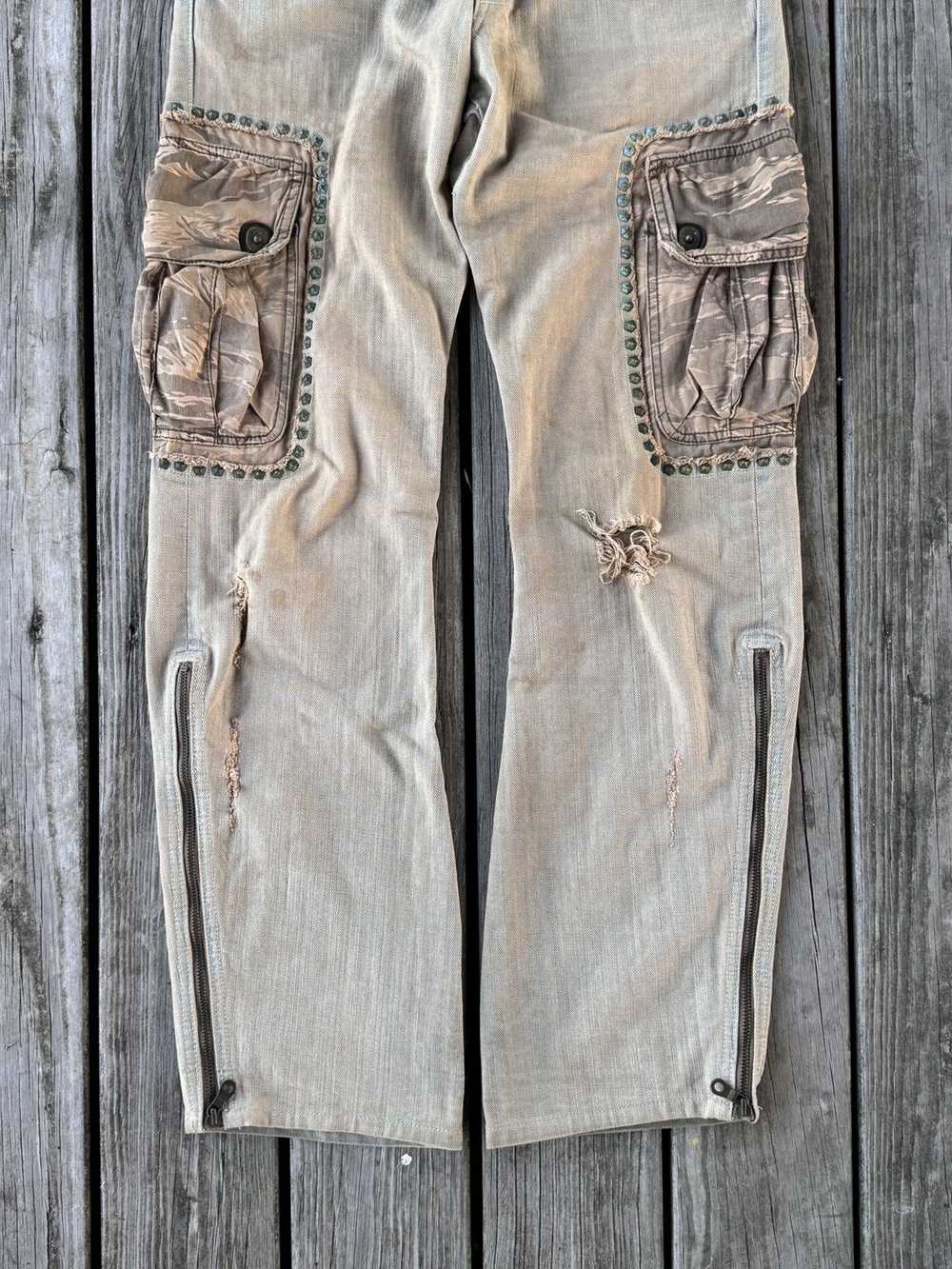 Japanese Brand Obelisk Flared Denim - image 4