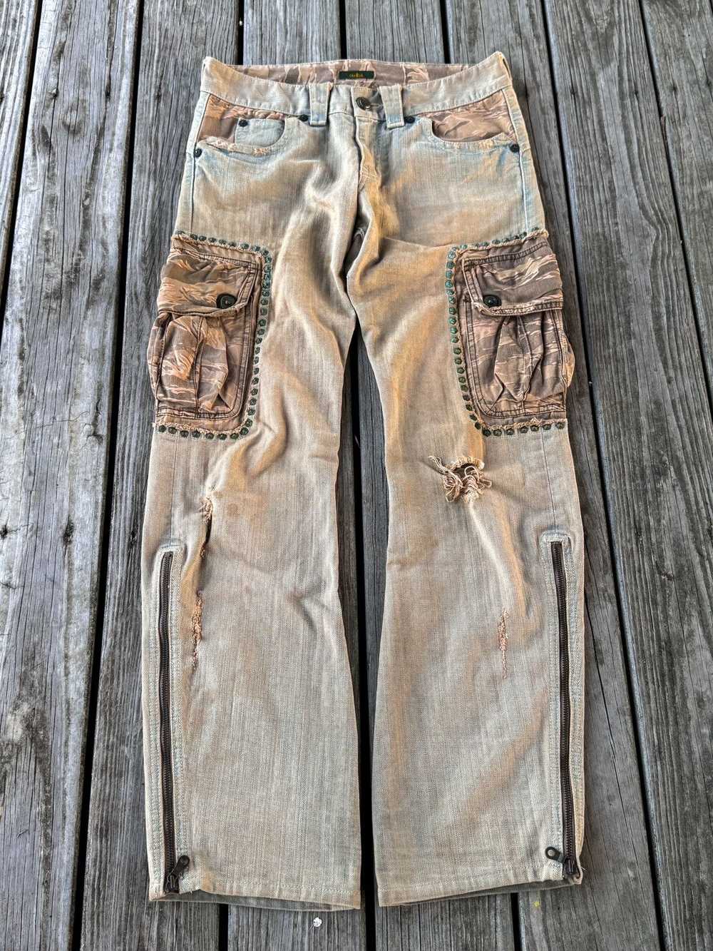 Japanese Brand Obelisk Flared Denim - image 6