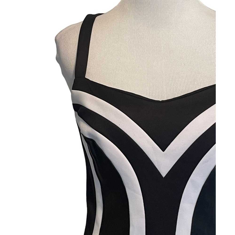 Susana Monaco Mini Fitted Dress Womens Size 4 Bla… - image 2