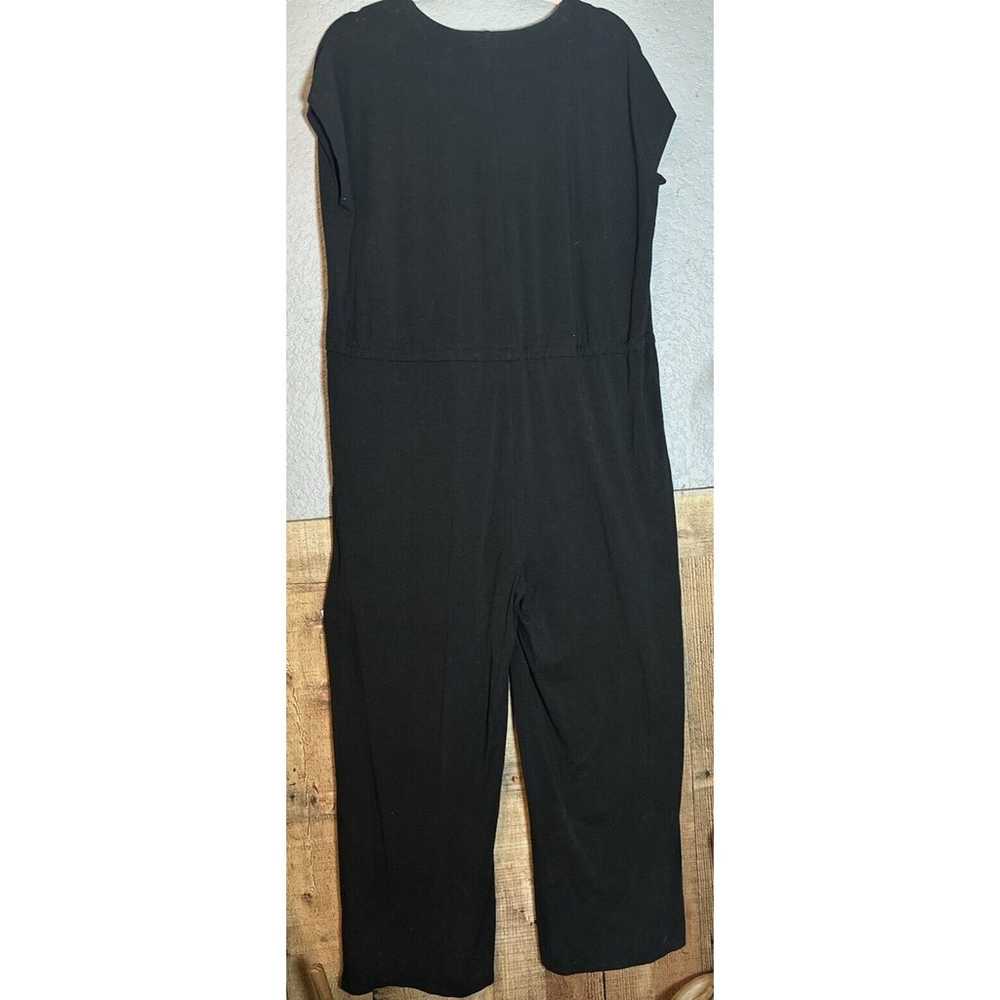 Eileen Fisher Tencel WideLeg Black Jumpsuit Women… - image 5