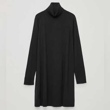 COS | Woman’s 100% Wool Black Sweater Dress Small