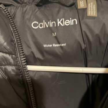 Calvin Klein puffer vest with hoodie