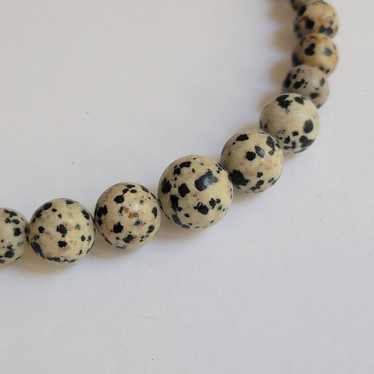 Vintage Dalmatian Jasper Graduated Necklace