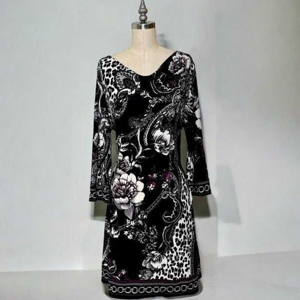 White House Black Market Floral Shift Dress Large - image 1