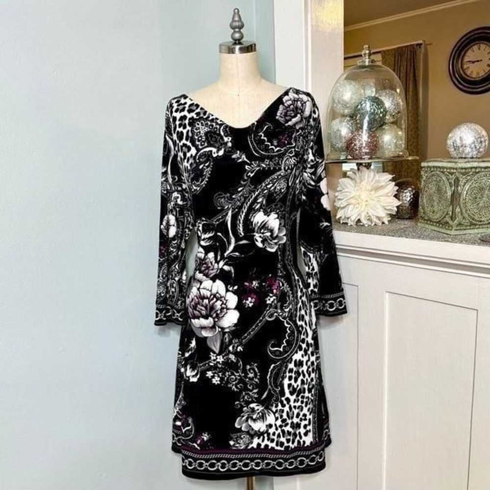 White House Black Market Floral Shift Dress Large - image 2