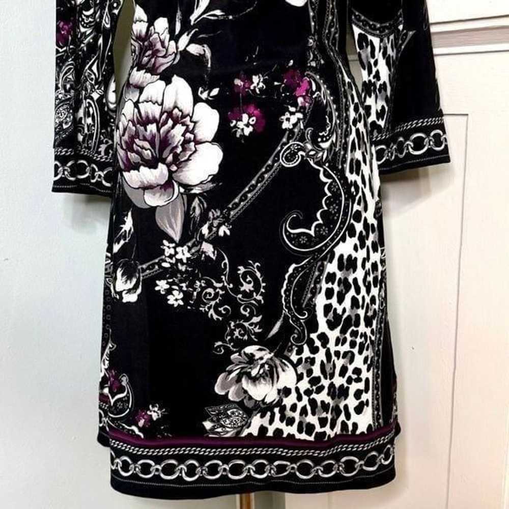 White House Black Market Floral Shift Dress Large - image 4