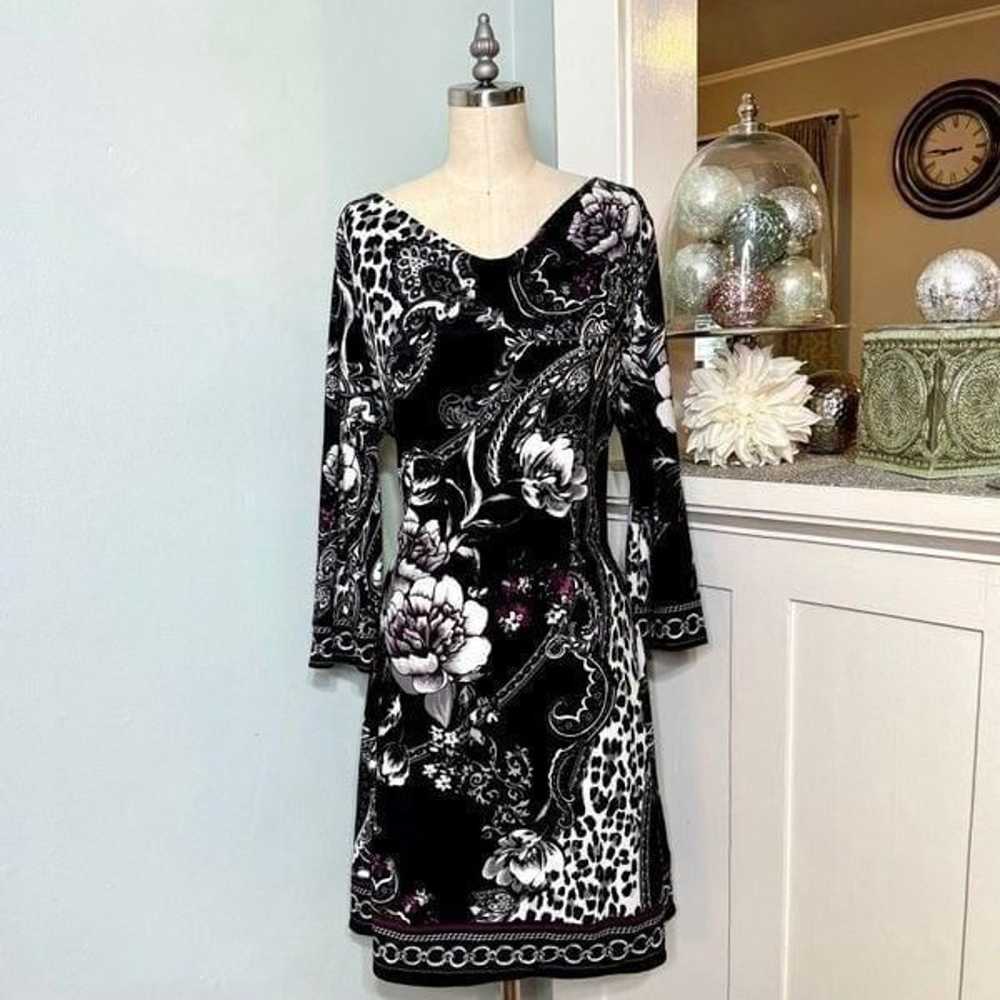 White House Black Market Floral Shift Dress Large - image 5