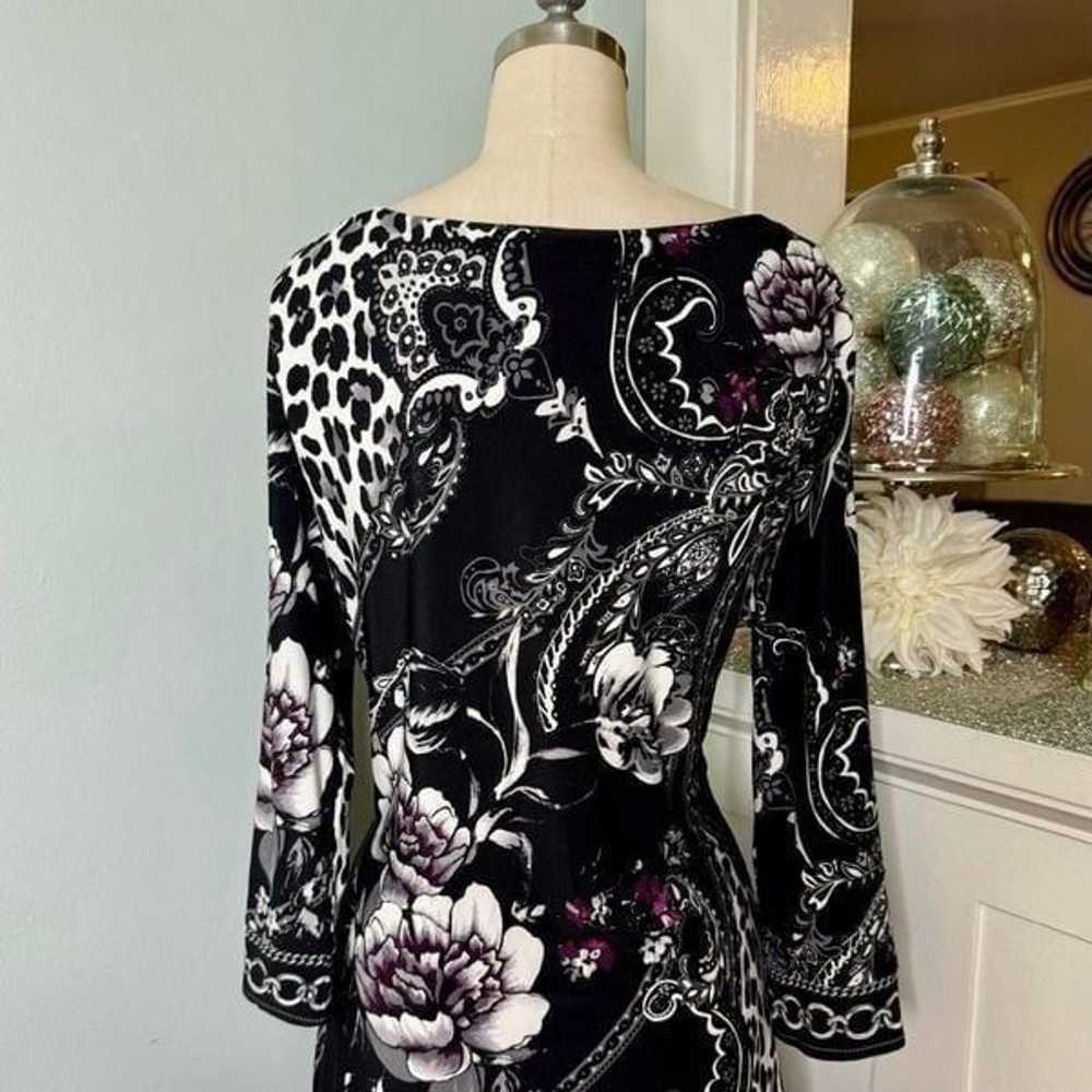 White House Black Market Floral Shift Dress Large - image 7