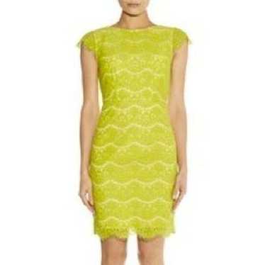 Lulu's Darling Marissa Lime Green Lace Sheath Dre… - image 1