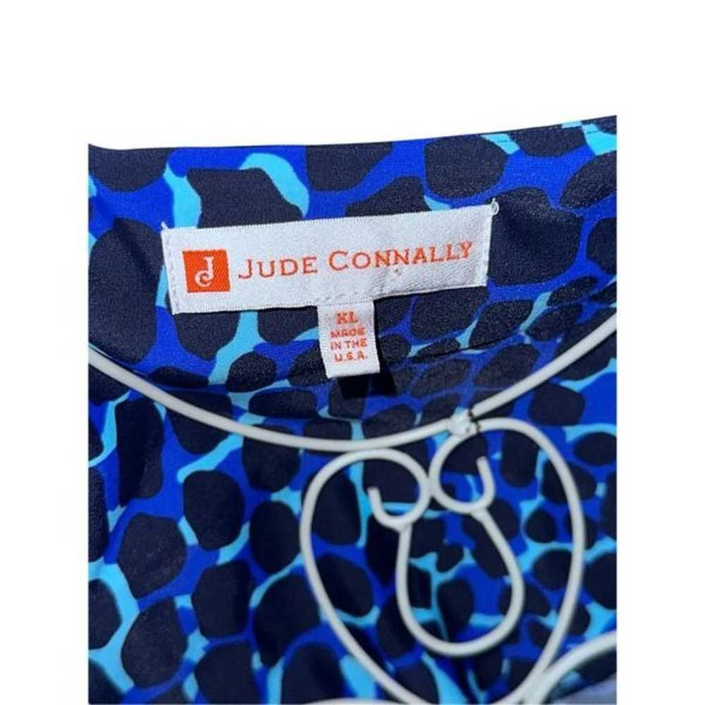 Great CONDITION Jude Connally Blue Leopard Pocket… - image 6