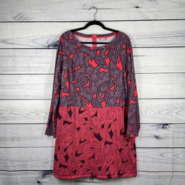 Boden Casual Hopscotch Paisley Tunic Dress Size 1… - image 1